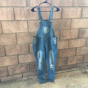 Distressed Overalls!